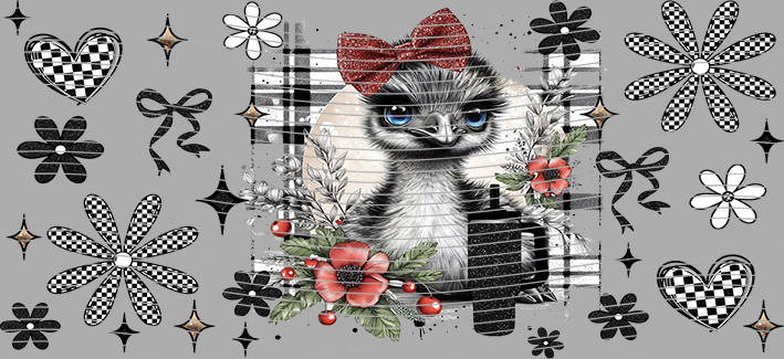 16oz Distressed Checkered-DC-103